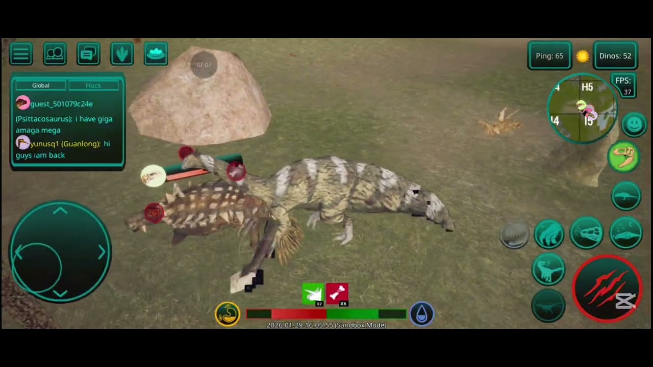 The cursed isle Therizenosaurus experience 