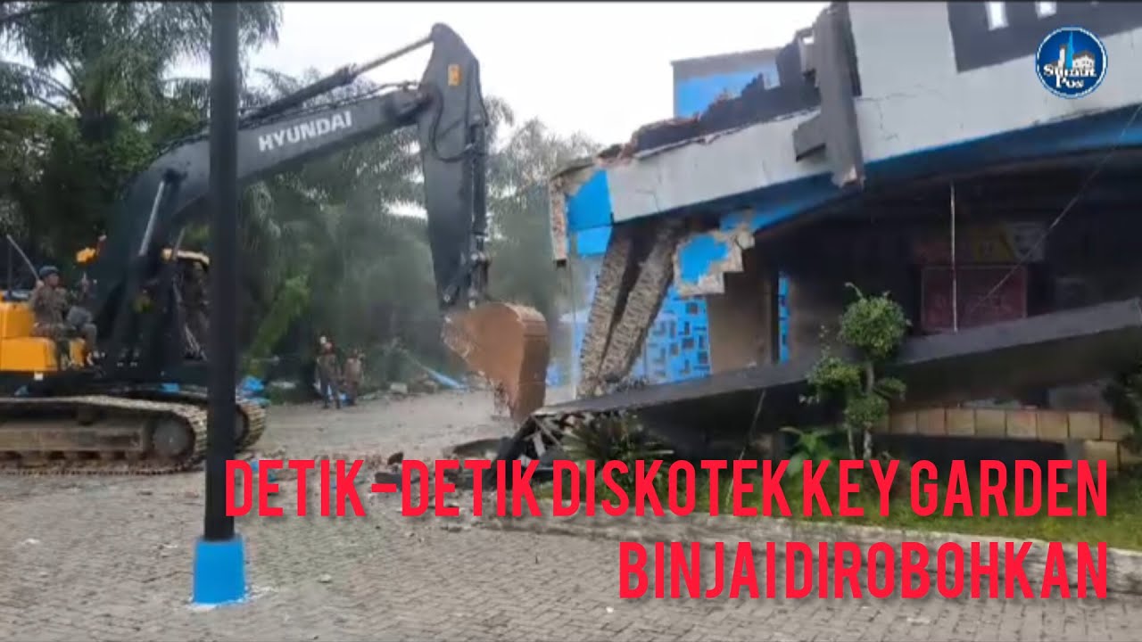 Detik Detik Diskotek Key Garden Binjai Dirobohkan