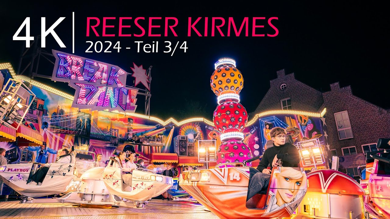 🎡 Reeser Kirmes 2024 | Teil 3/4 | Der H&ouml;hepunkt: Fahrgesch&auml;fte, Leckereien & Party auf dem Rhein