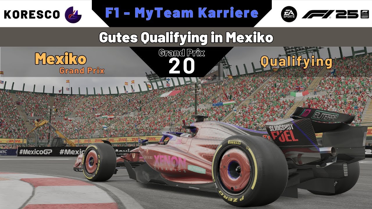GP20/1 Mexiko Qualifying | Gutes Qualifying in Mexiko [ MyTeam F1 25 ]