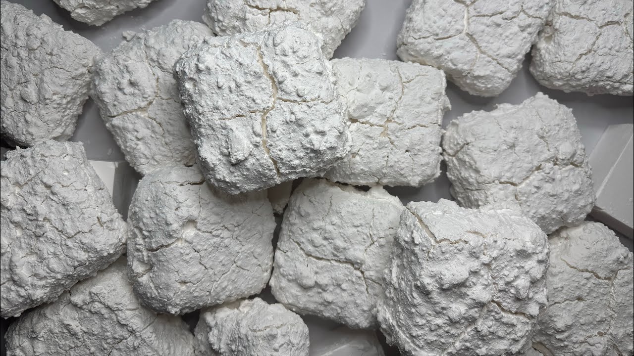 ASMR | White | Pasted | Fresh White | Blocks | Satisfying #pastedchalk #asmrgymchalk #asmr #chalk 