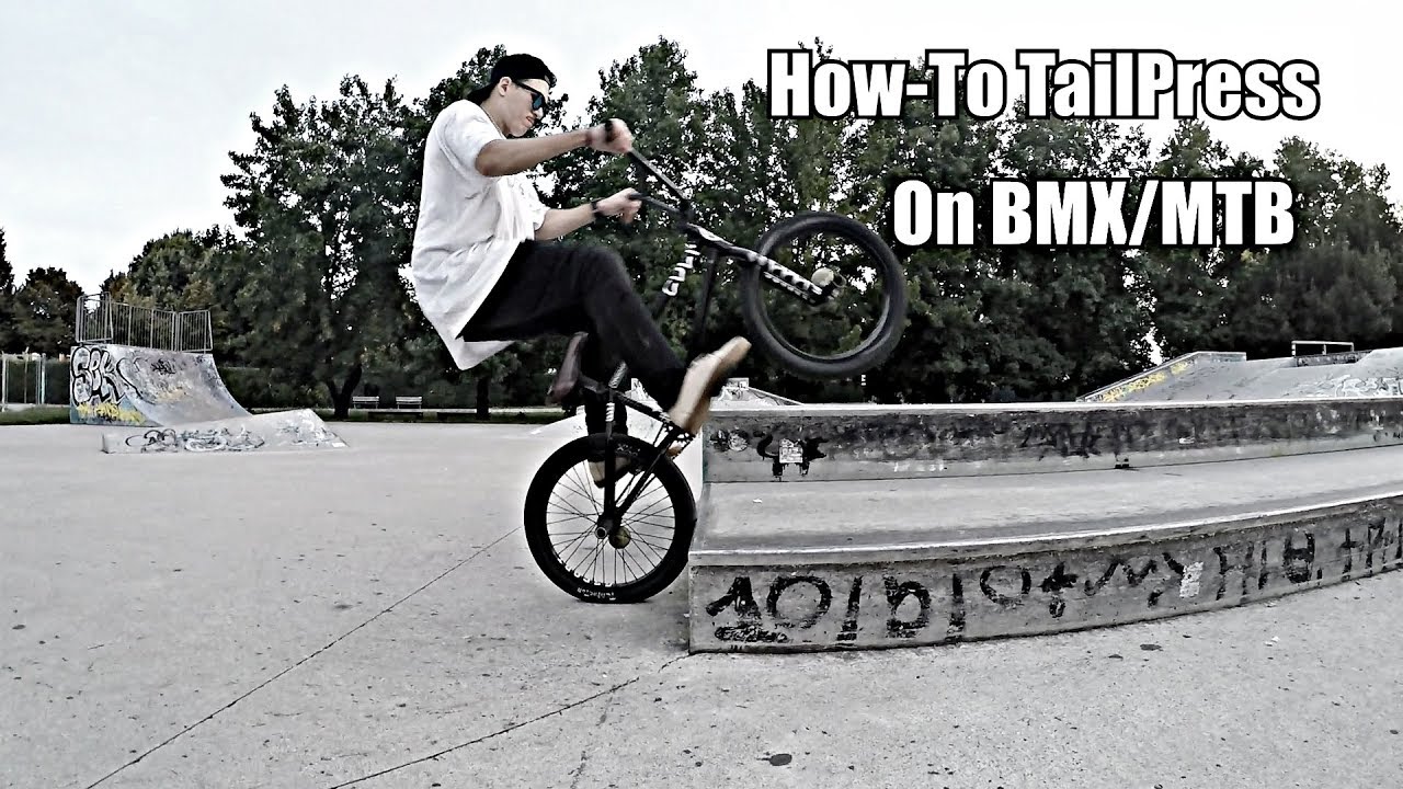 Как сделать Тейлпресс на БМХ | HOW TO TAILPRESS ON BMX/MTB |ТРЮКИ НА BMX ДЛЯ НОВИЧКОВ |БАЗОВЫЕ ТРЮКИ