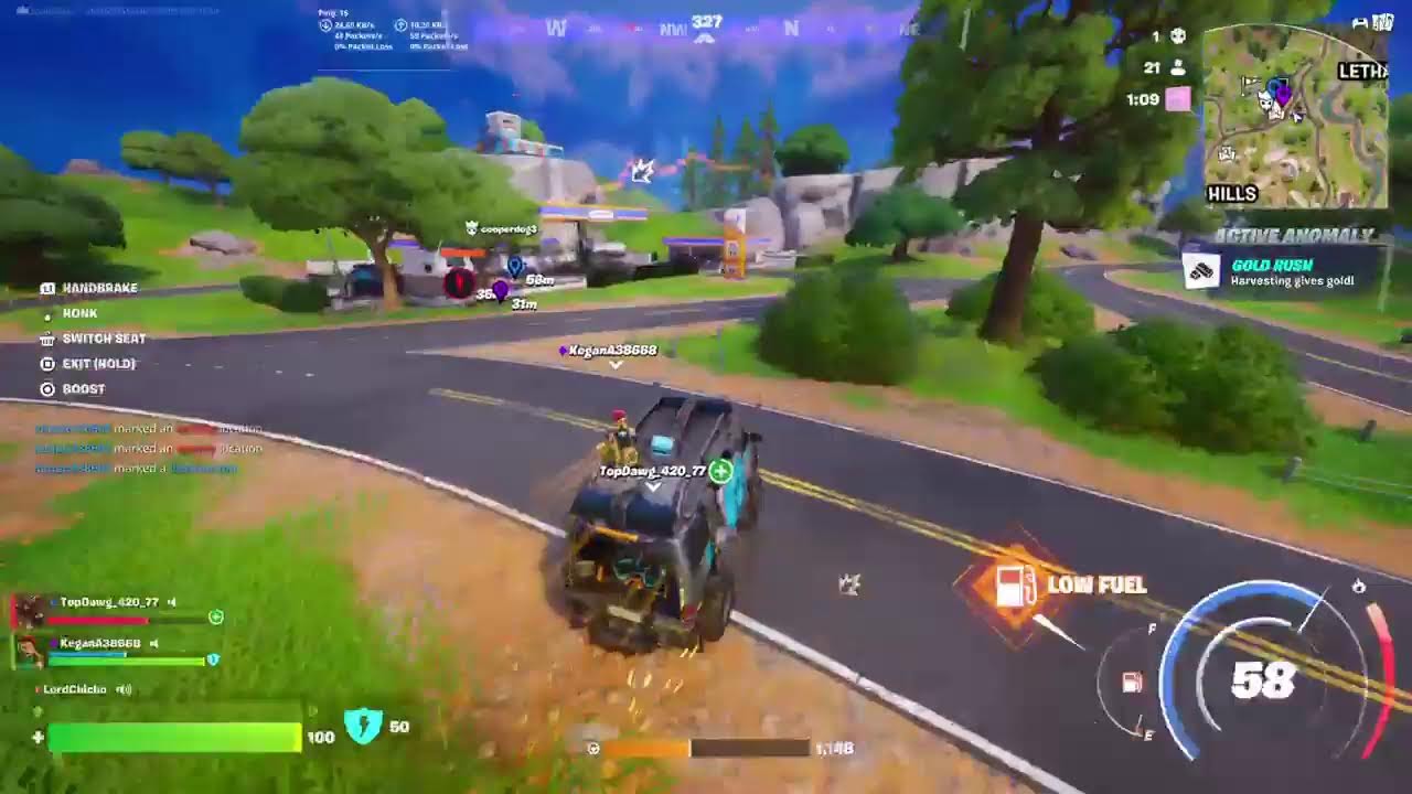 Playing late Fortnite South Park!