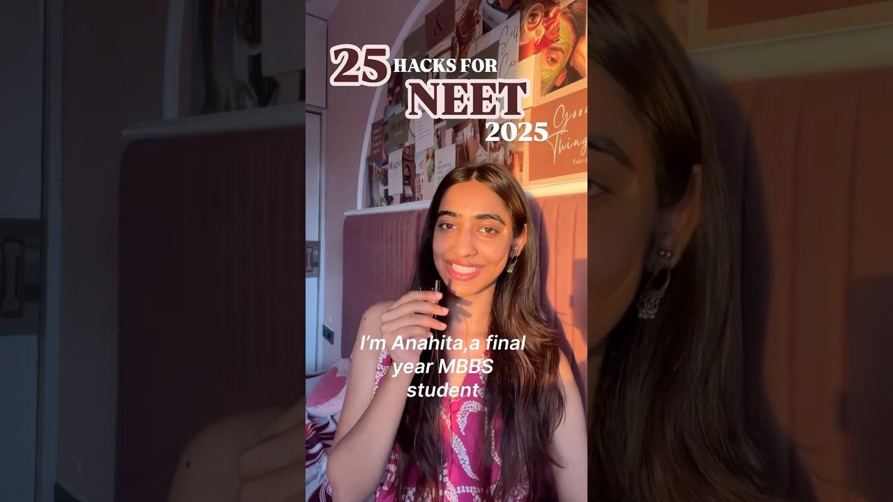 *Study hacks for NEET 2025*🕰️#pomodorotechnique
