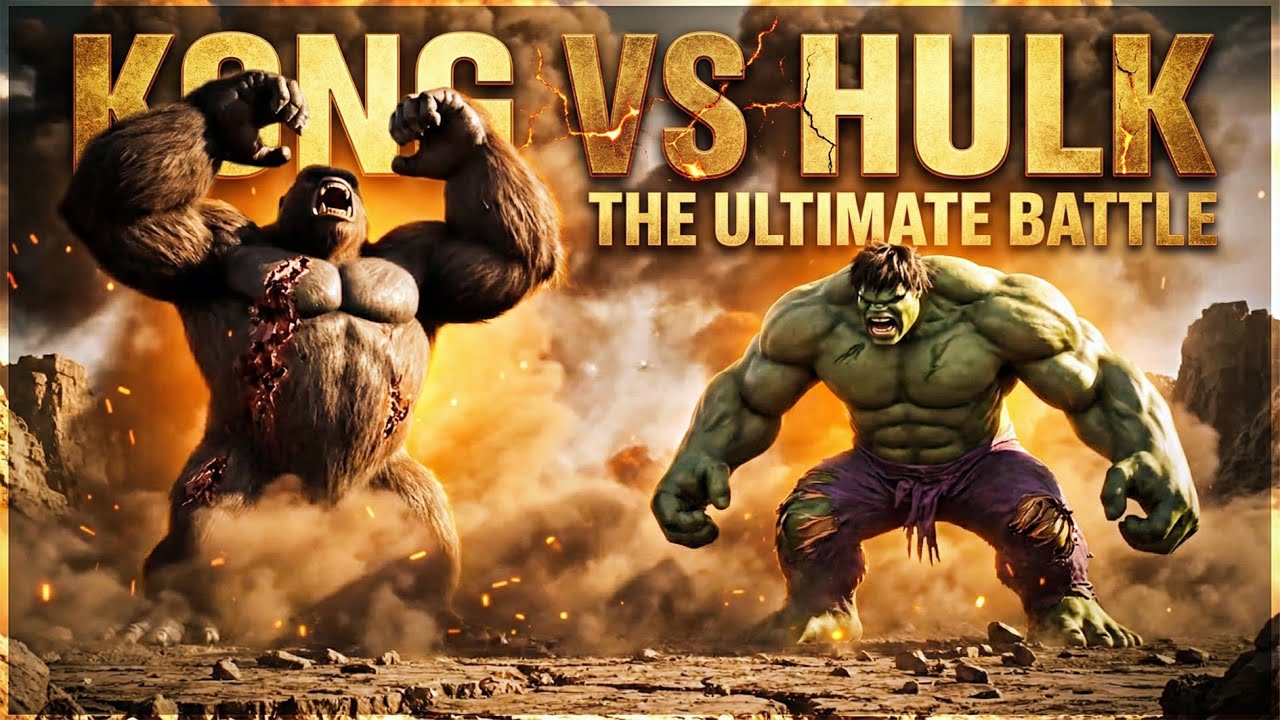 King Kong vs Hulk vs Armed Forces - Total Destruction