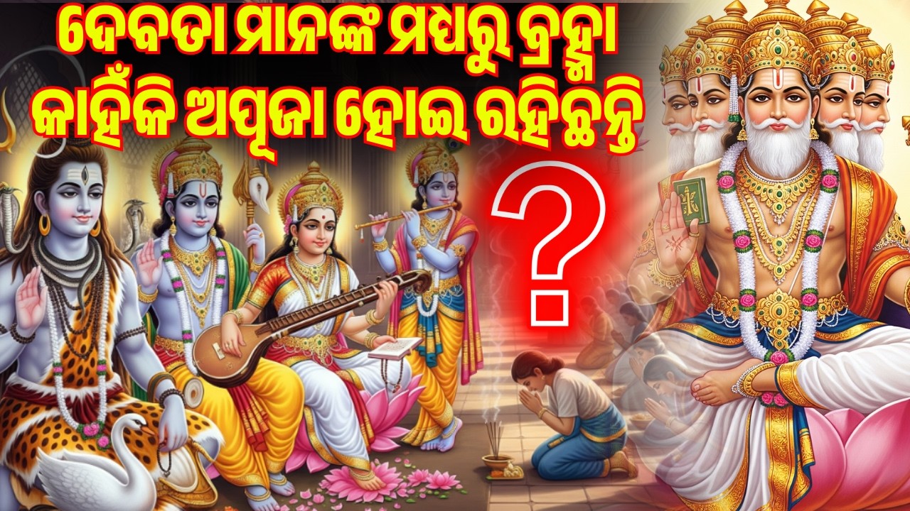 ଦେବତା ମାନଙ୍କ ମଧ୍ୟରୁ ବ୍ରହ୍ମା କାହିଁକି ଅପୂଜା ହୋଇ ରହିଛନ୍ତି ? | PURANA RAHASYA