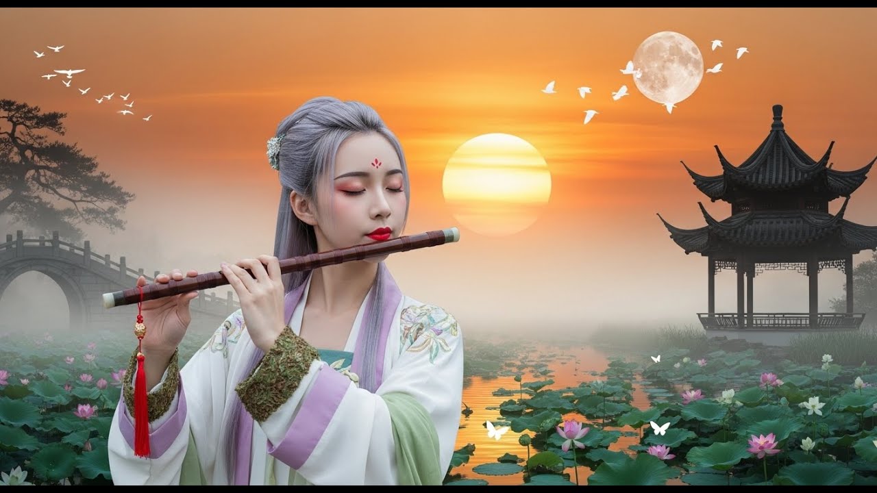 Chinese Zen Music 🍃| Relaxing Flute & Guzheng Music | Stress Relief & Focus
