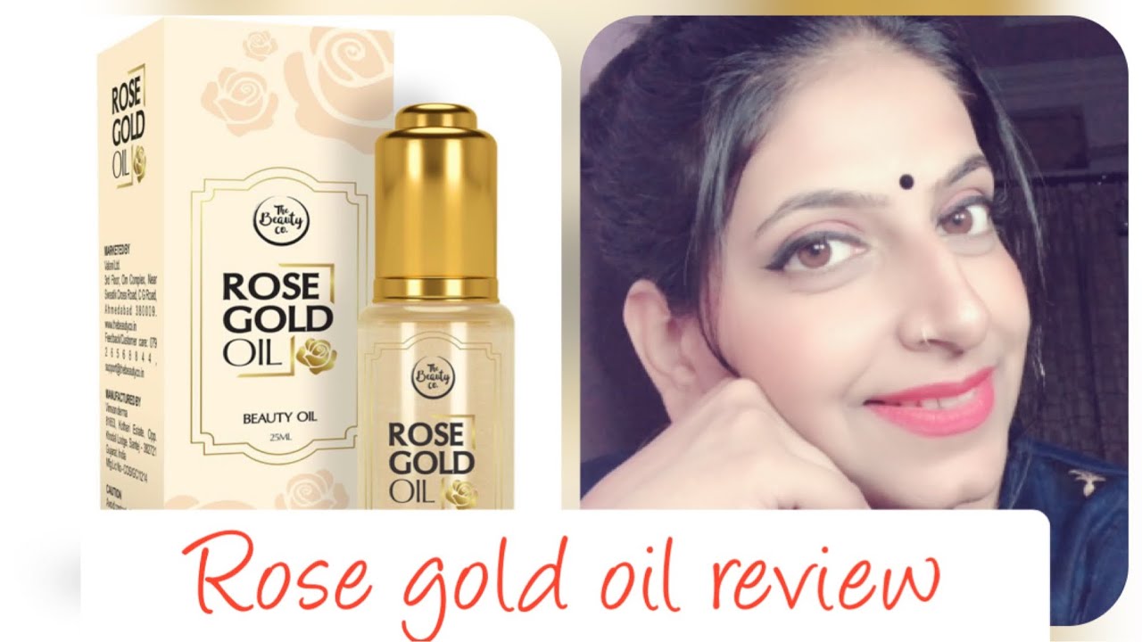 Rose gold oil from the beauty co. || best serum oil ||with gold touch||non- sticking formula ke sath
