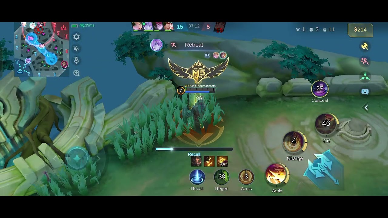 Tigreal good tanking game play #mlbb