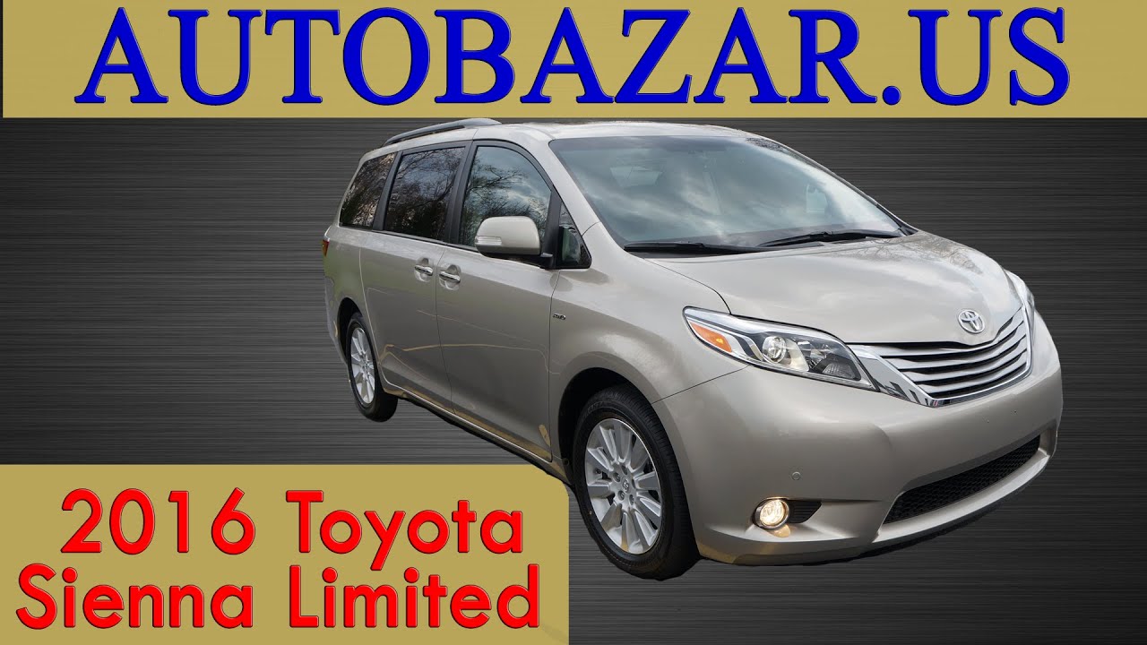 2016 Toyota Sienna Limited AWD видео. Тест Драйв Тойота Сиенна 2016 на русском.