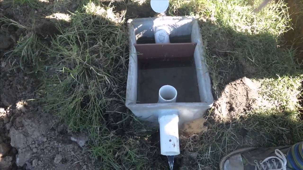 Sistema de aguas grises cocina en progreso