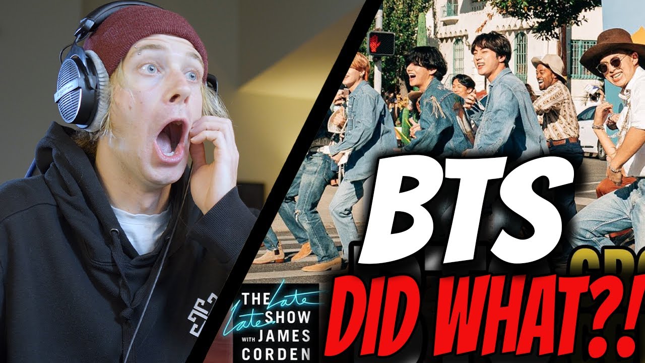 BTS Crosswalk Concert REACTION!!! | BTS Performs a Concert in the Crosswalk on James Corden