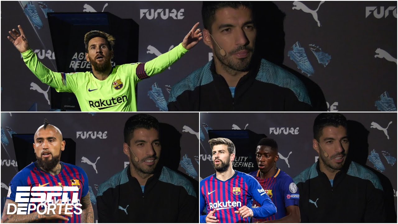 DE COLECCIÓN Las increíbles respuestas de Luis Suárez sobre Messi y Barcelona | ESPN Deportes