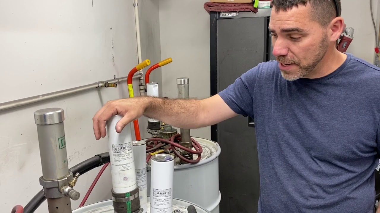 Replacing Desiccant Cans