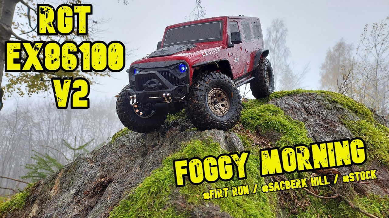 RGT EX86100 V2 - FOGGY MORNING - INCREDIBLE BUDGET RTR CRAWLER! /First run /Sacberk hill /Stock