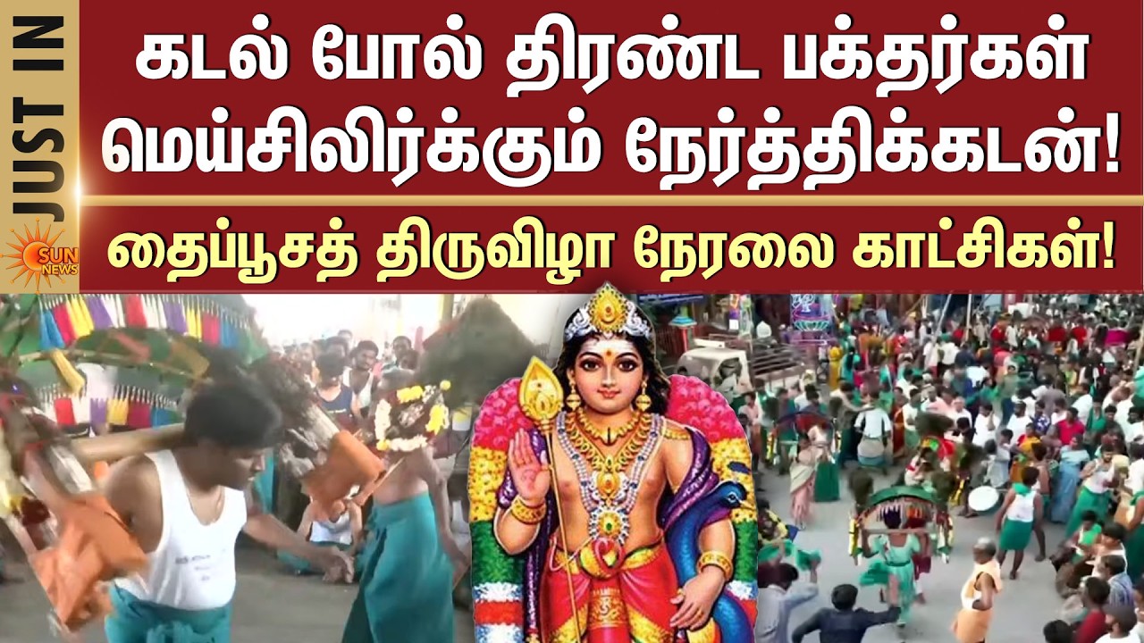 Thaipusam 2026 | தைப்பூச திருவிழா 2026 | அறுபடை வீடுகளிலிருந்து சிறப்பு நேரலை | Sun News