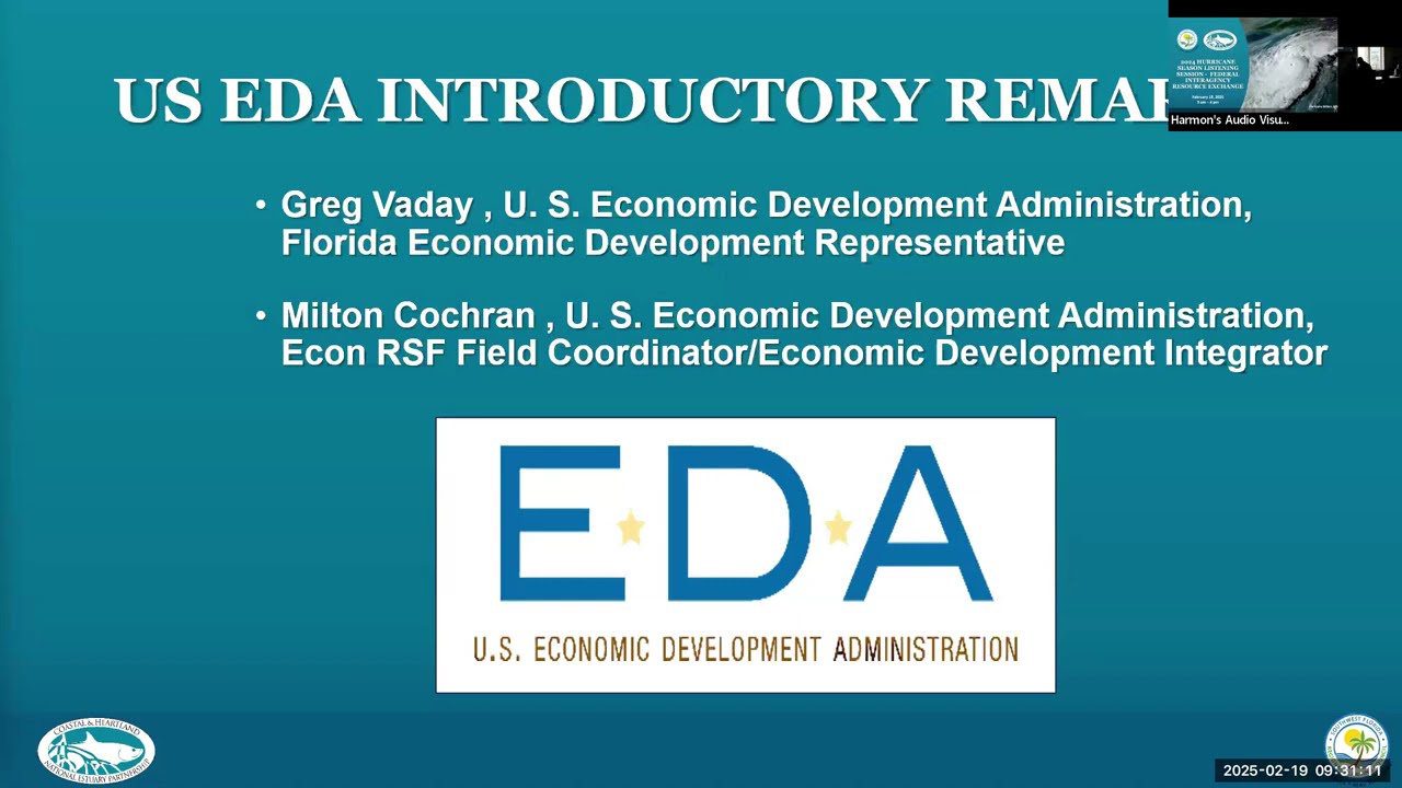 US EDA Introductory Remarks