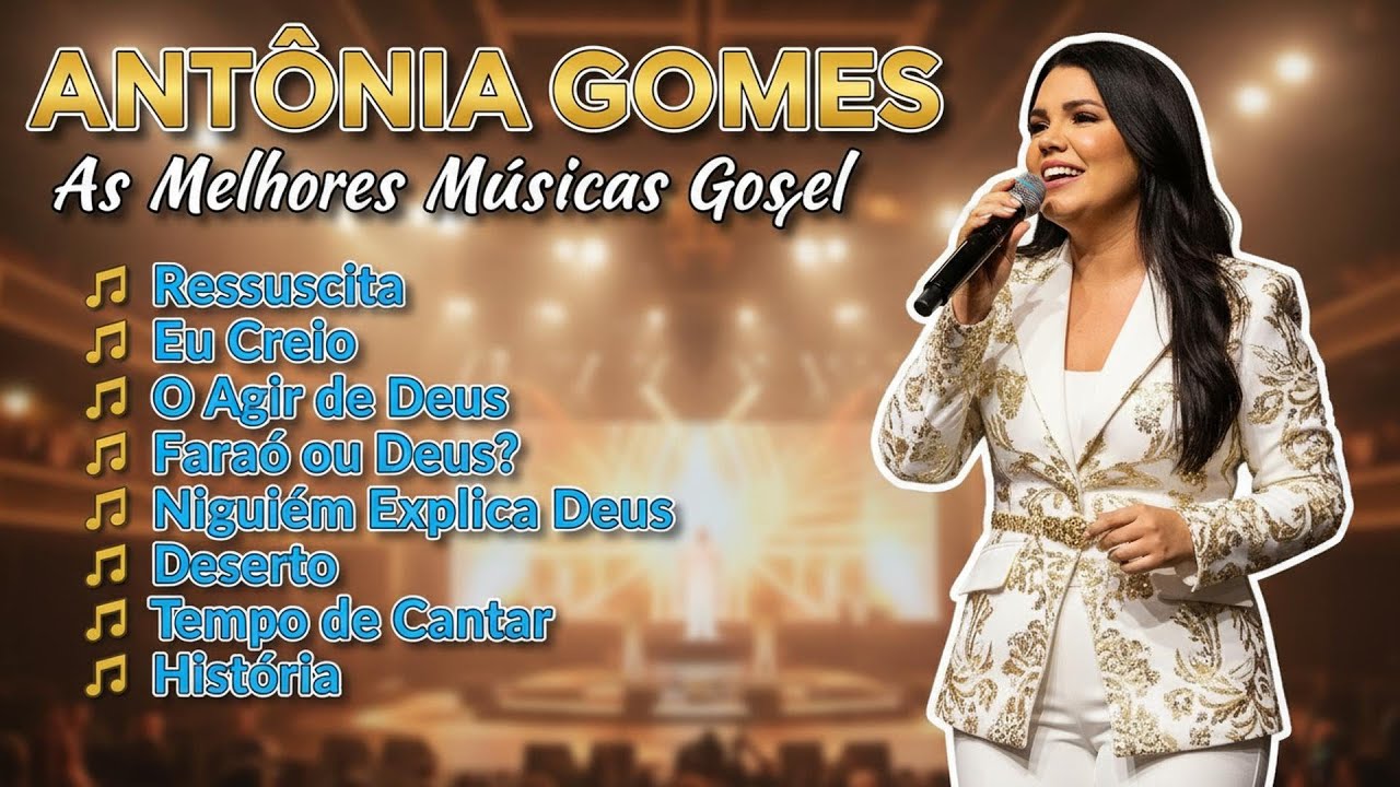 Antônia Gomes 2025 - CD COMPLETO - As Melhores Músicas Gospel Mais Tocadas 2025