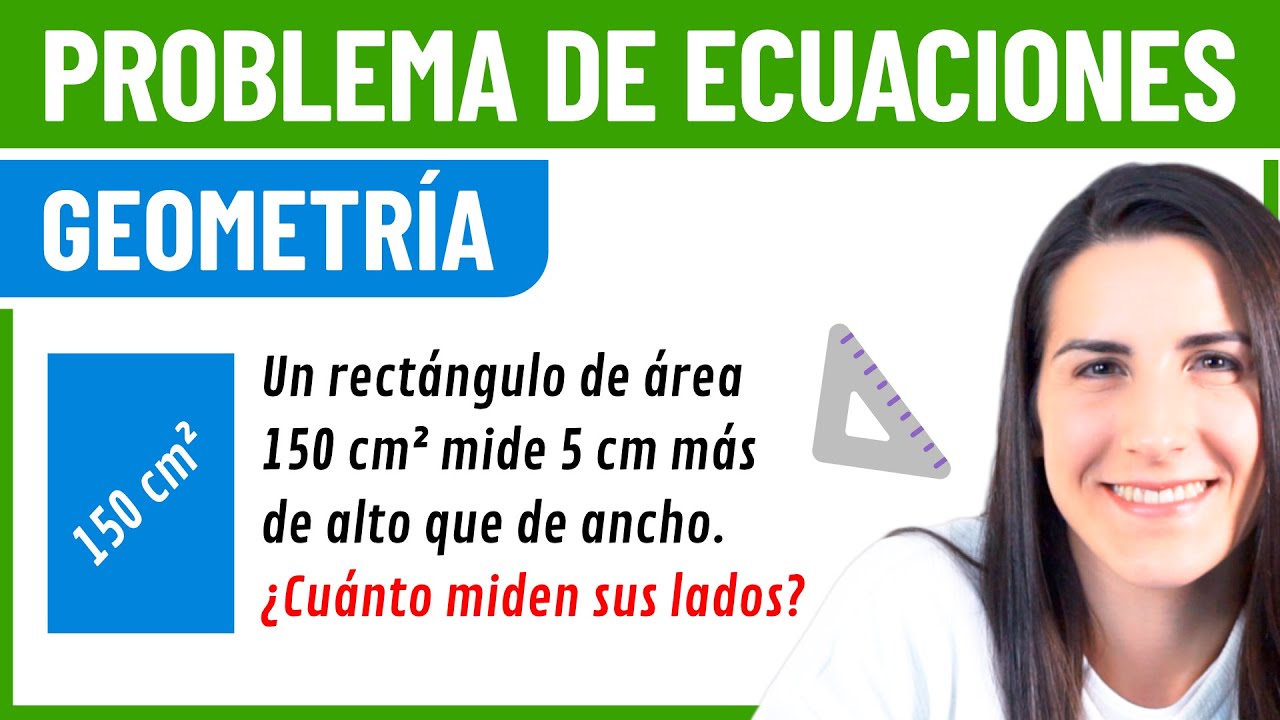 PROBLEMA con ECUACIÓN de Segundo Grado ✅ Áreas