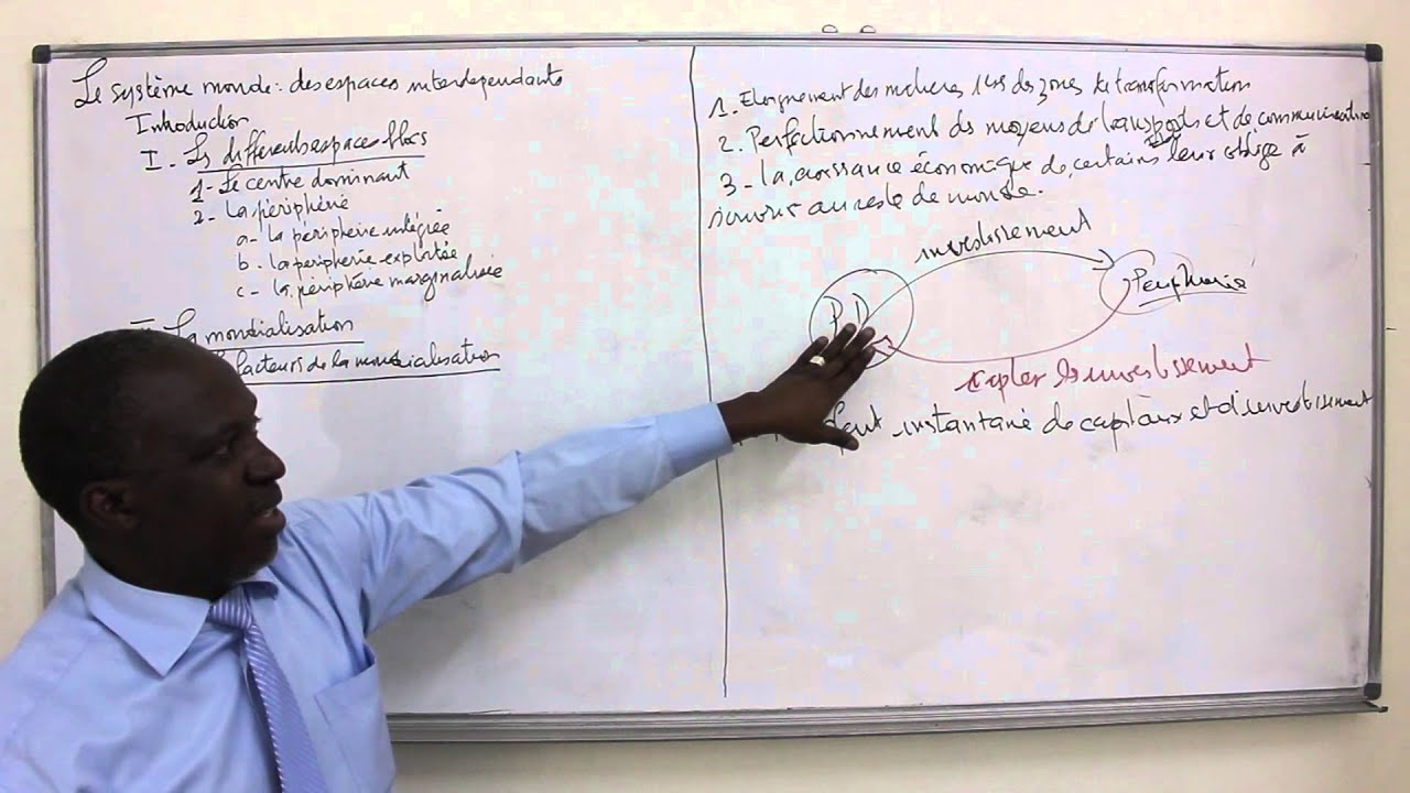 Cours - Terminale - Géographie : Le Systeme Monde La Mondialisation 1ere Partie