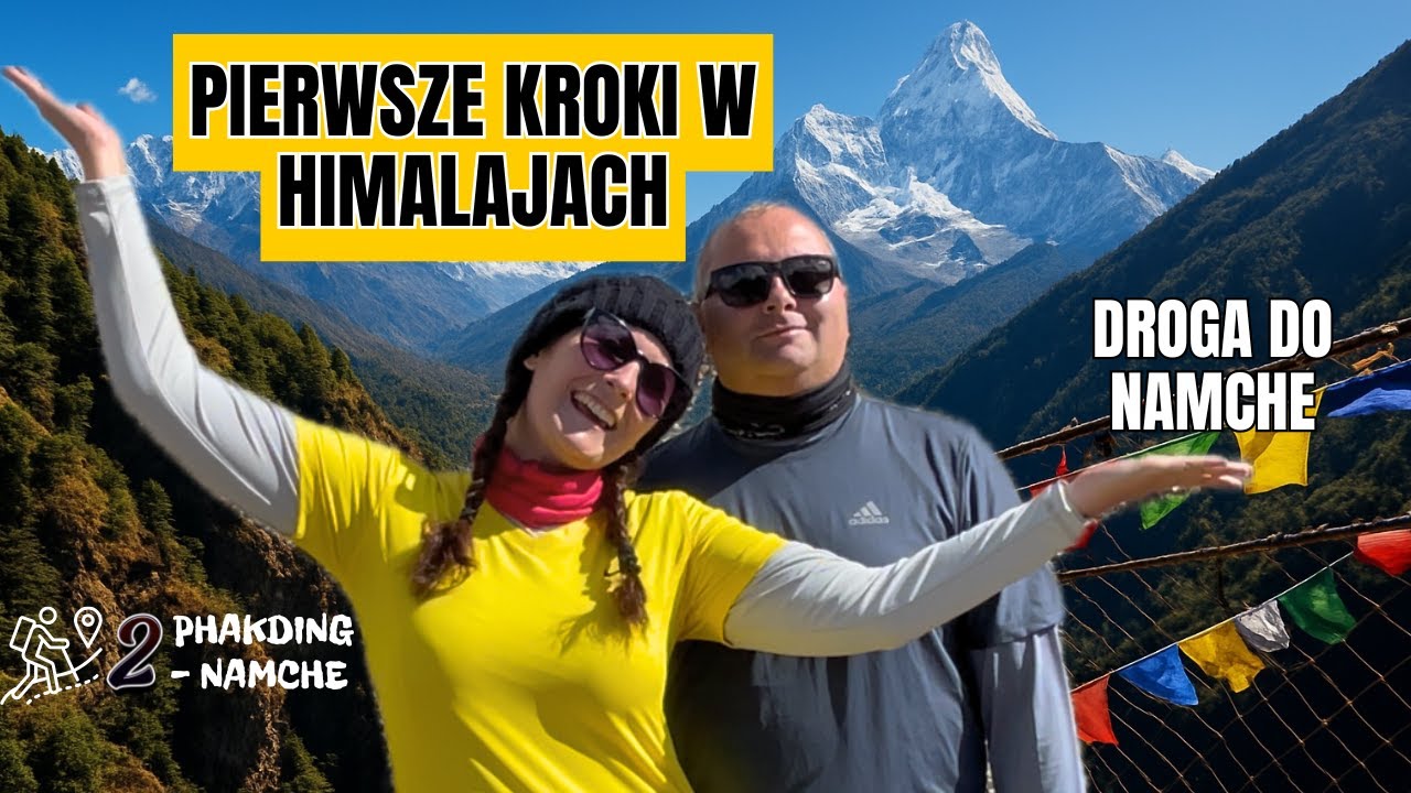 🏔️Wiszący most nad przepaścią! Trekking do Namche w Himalajach
