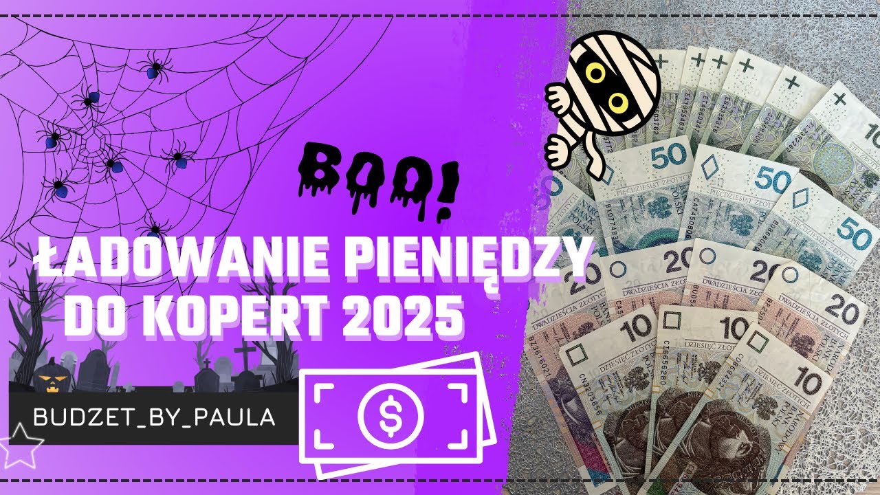 💰 ŁADOWANIE KOPERT NA 2025 | Realne kwoty, plan budżetu i oszczędzanie 💵💸
