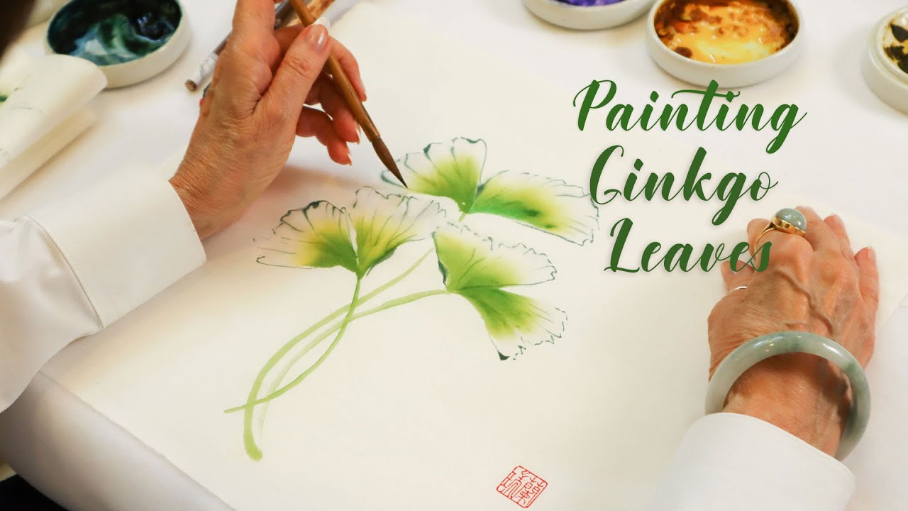 Painting Ginkgo Leaves