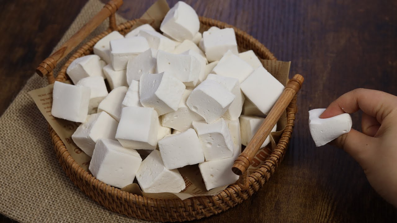 Cách làm kẹo marshmallow luôn thành công, dùng làm kẹo nougat | No-fail marshmallows recipe