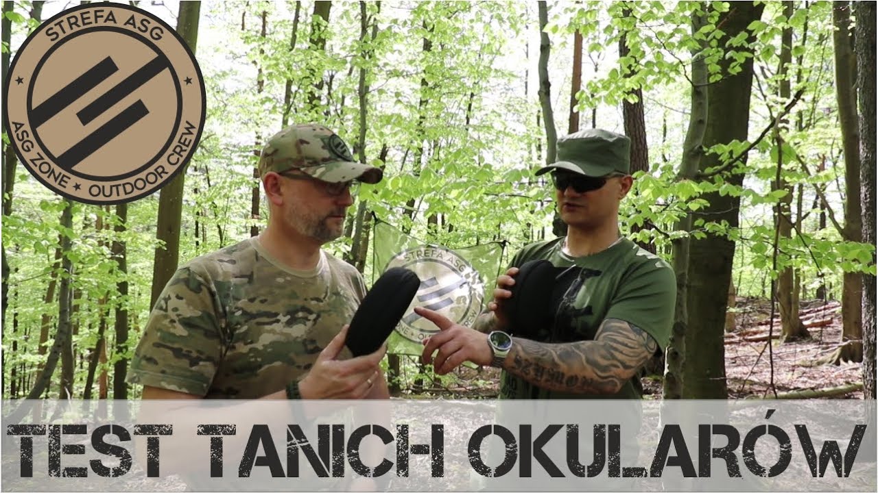 Test Tanich Okularów  ochronnych , balistycznych