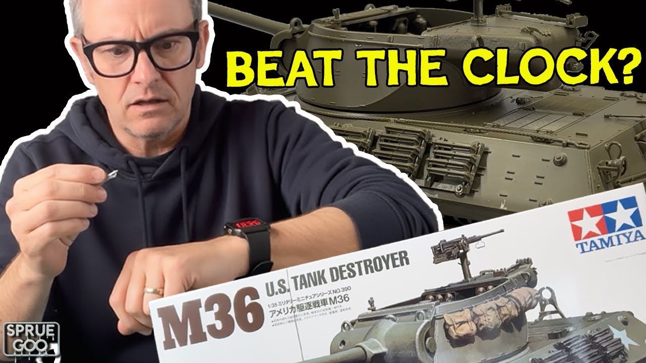 Как быстро я смогу собрать новейшую модель брони от Tamiya? 1/35 M36, американская САУ