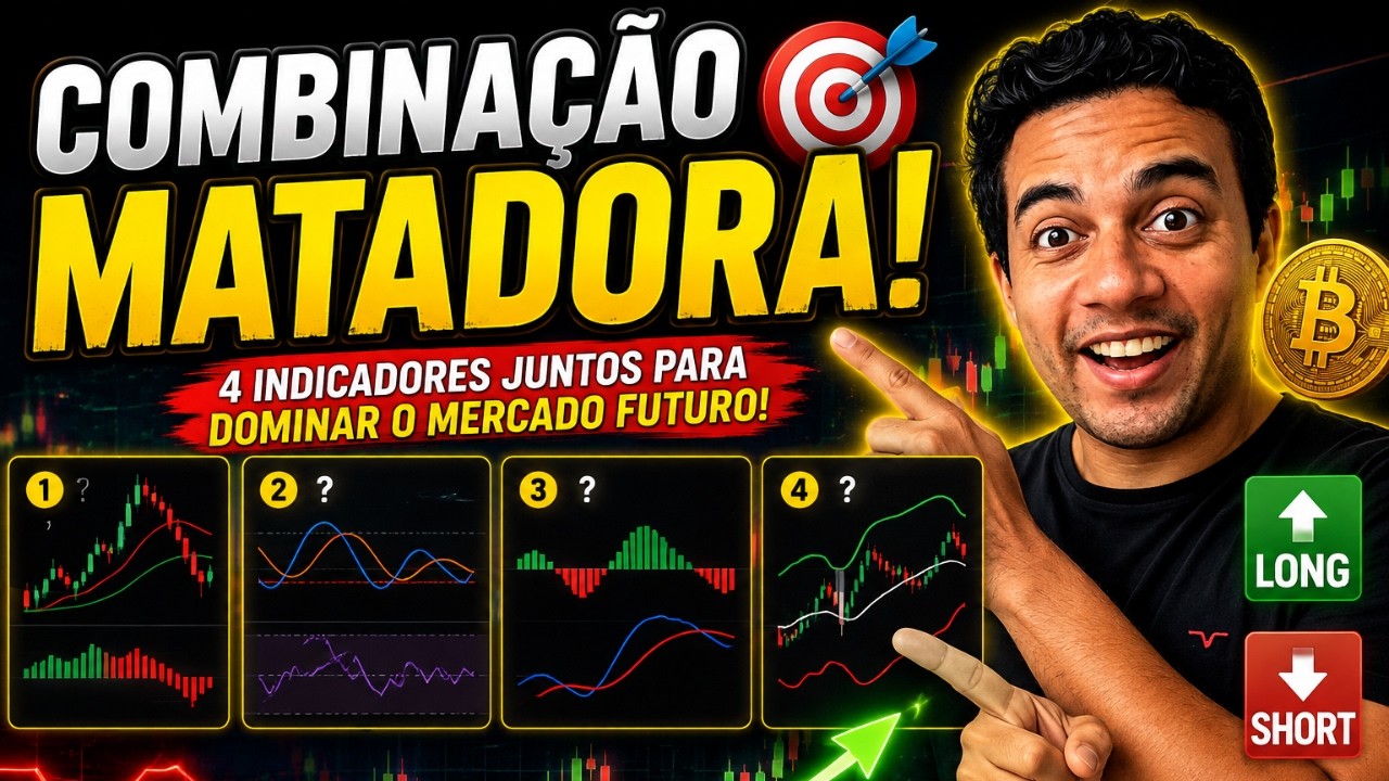 🔥 ESTRAT&Eacute;GIA MATADORA Para Mercado Futuro! Use Esses 4 Indicadores Juntos