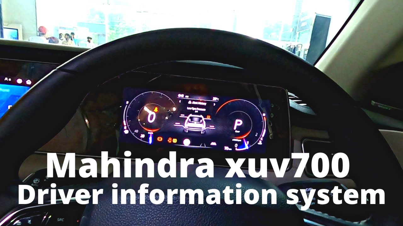 Mahindra XUV700 Driver information system | 10.25 inch | Tutorial | DIY | Jojo wheelie