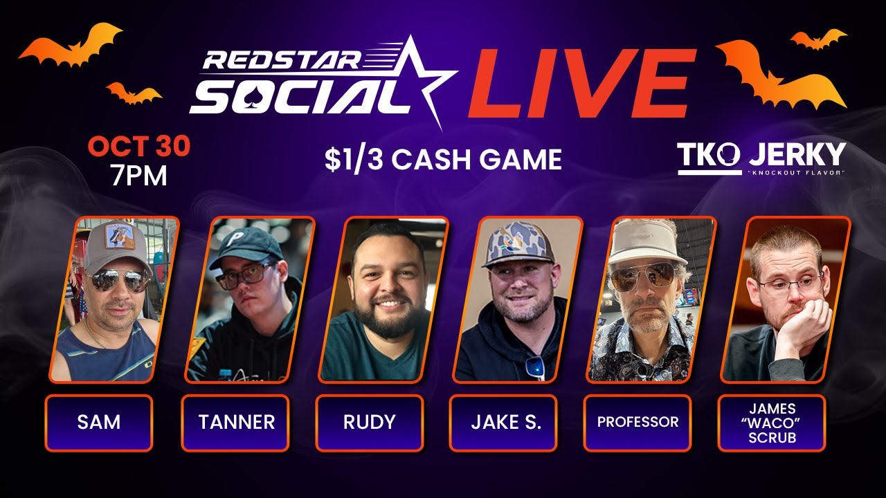 💣 TEXAS ACTION ! 1/3 Poker Cash Game | Red Star Poker Live
