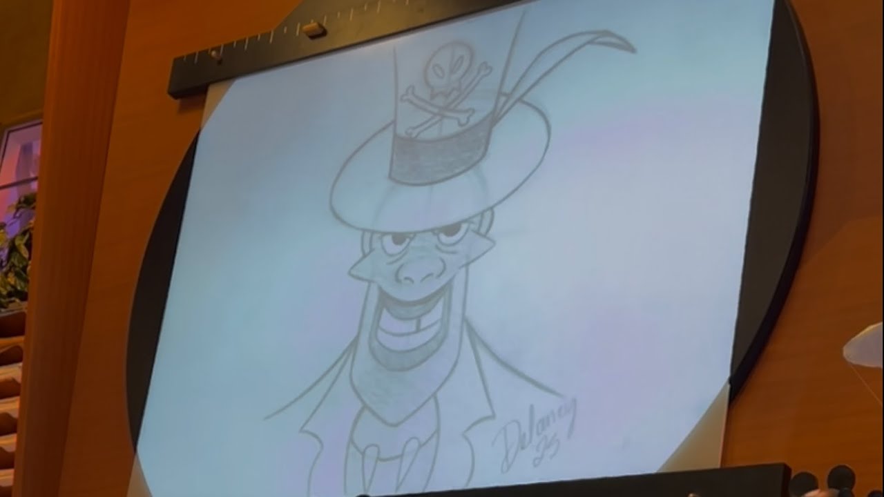 How to Draw Dr. Facilier from The Princess and the Frog (Disney Animation Academy FULL VIDEO)