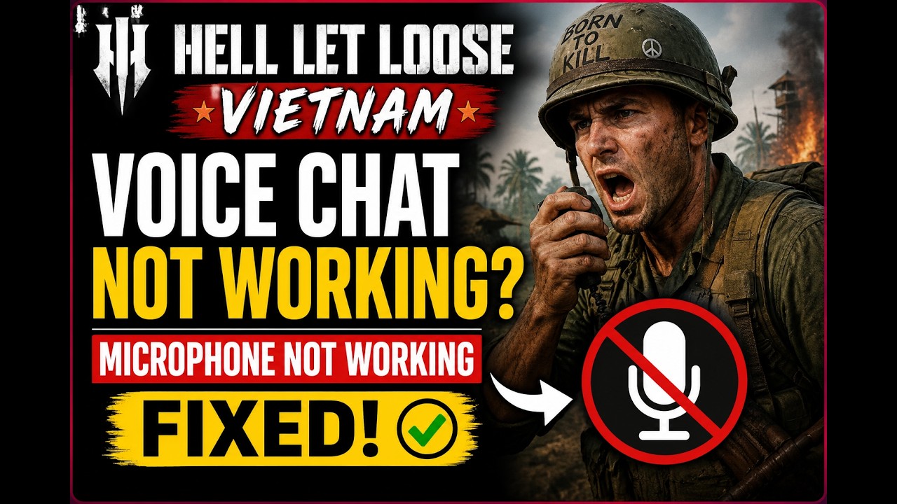 Hell Let Loose: Vietnam &mdash; VOICE CHAT NOT WORKING? 🎙️ Mic & VOIP FIX for PC (2026)