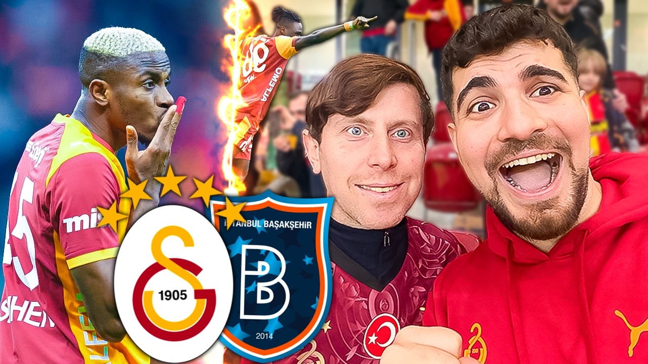 STADYUMDA ŞAMPİYONLUK ATMOSFERİ | Galatasaray 3-0 Başakşehir Stad Vlog