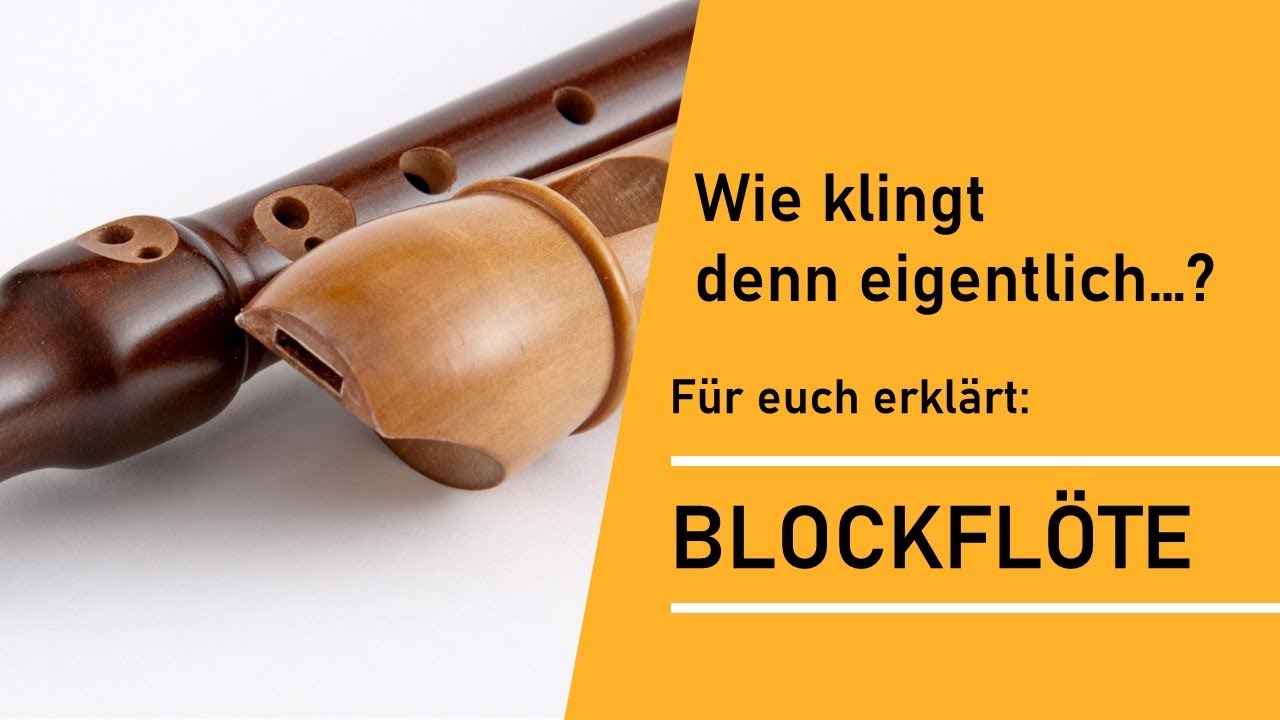 Instrumentenvorstellung Blockfl&ouml;te
