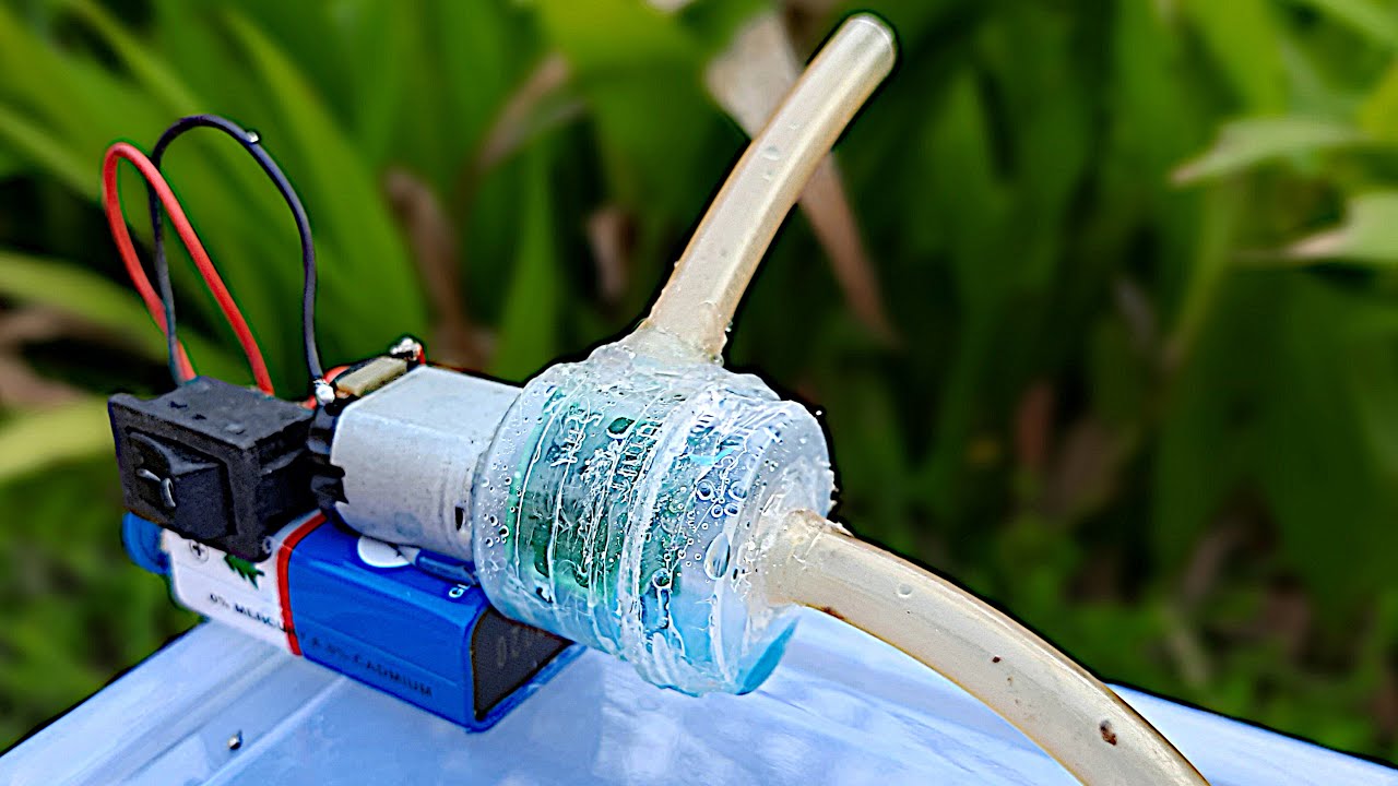 How to make Mini Water Pump from 130 Motor | Diy Invention