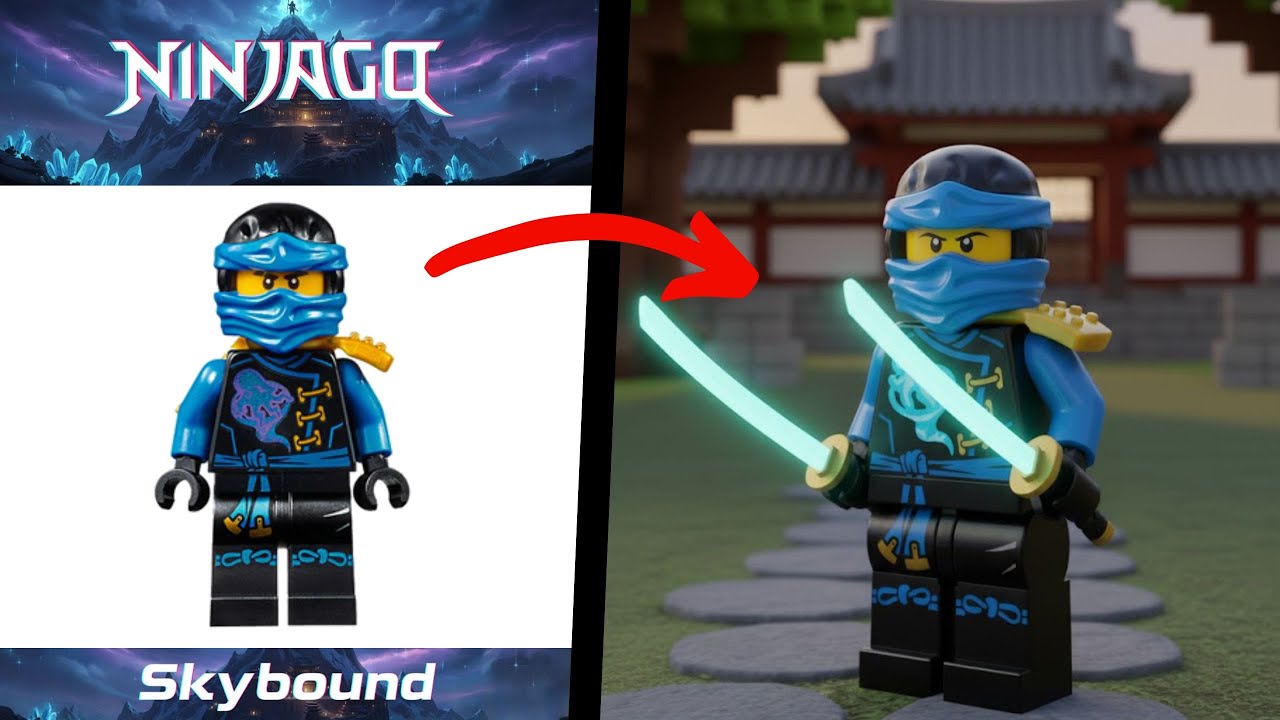 Roblox STEALS ALL Lego NINJAGO: Skybound Characters! | Comparison