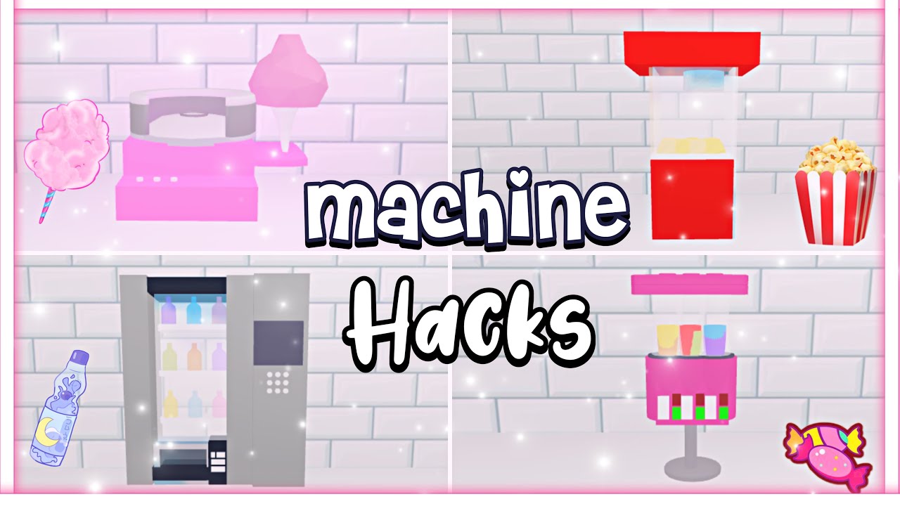 Machine Hacks 🍭 - Adopt Me Building Hacks • Itz Sweet Mango ♡︎