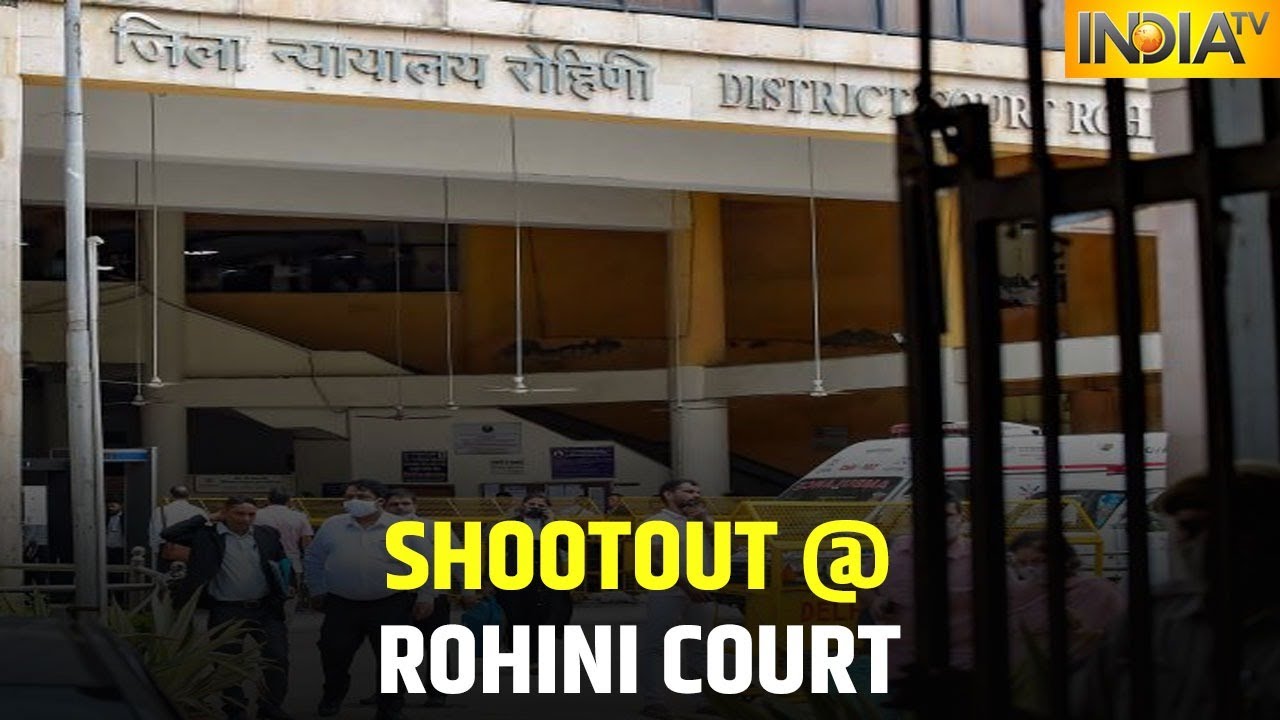 Shootout At Delhi&rsquo;s Rohini Court, Gangster Shot Dead In Front Of Judge And Court Room Staffs