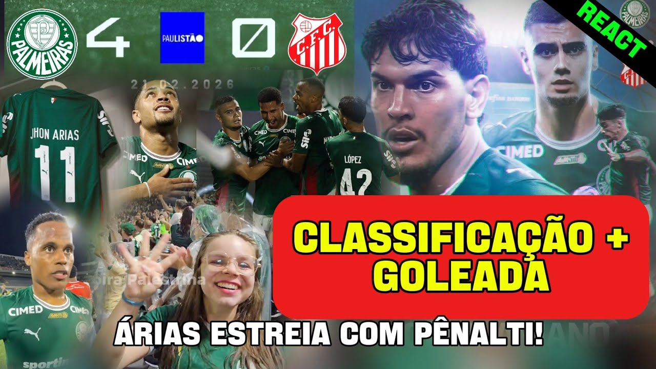 [REACT DA ARQUIBANCADA]  GOLEADA, CLASSIFICAÇÃO E ESTREIA DE ÁRIAS JÁ COM PÊNALTI! 
