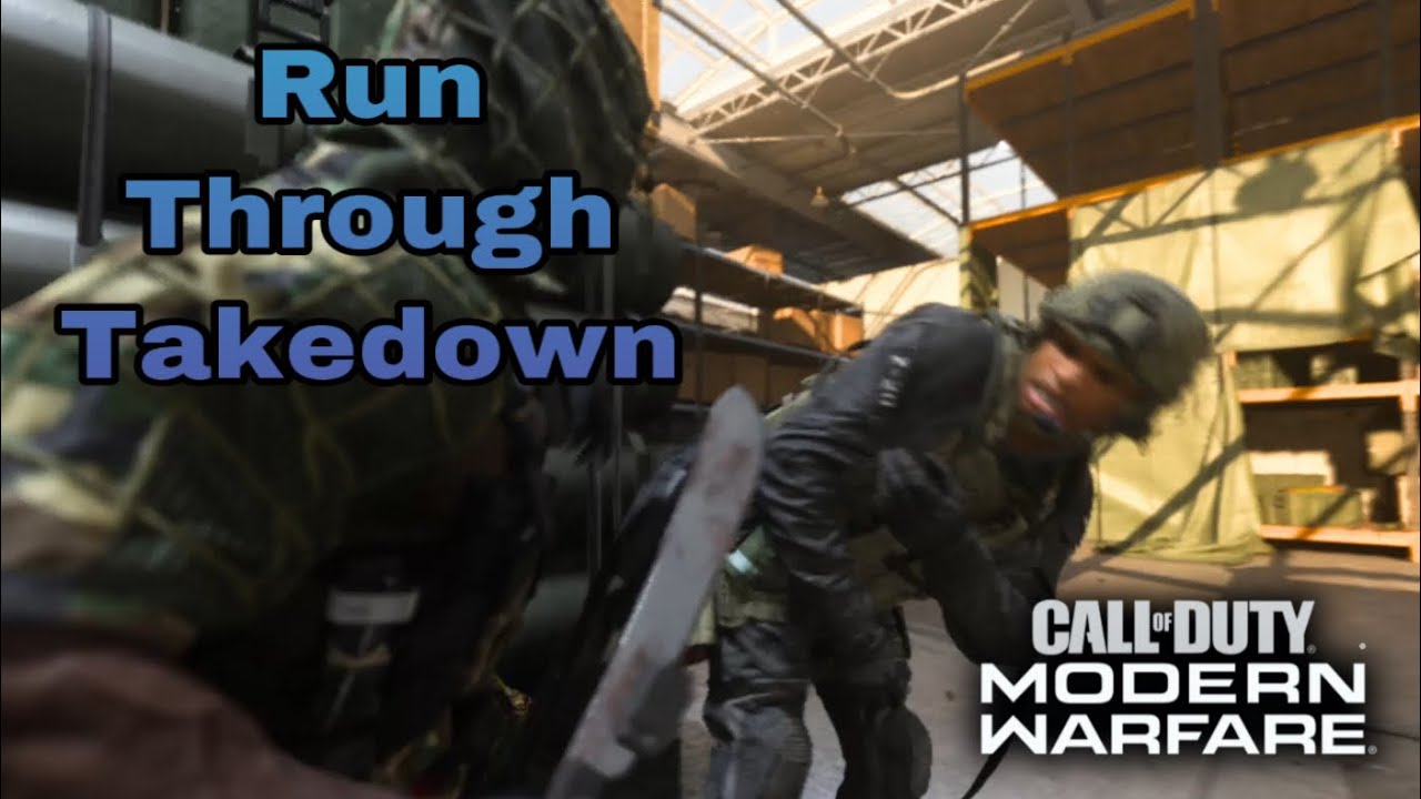 Run Through Takedown | Modern Warfare