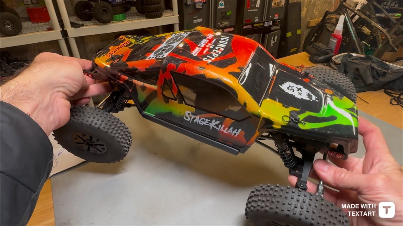 Amazon Chassis LCG Carbon Crawler build 4 wheel steer
