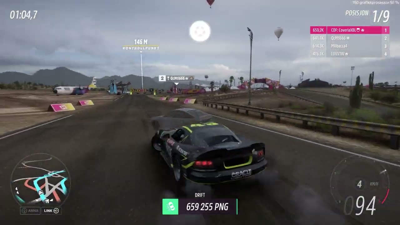 RWD Slicky Viper | [420k Bola, 752k HMC, 460k Cath] | Forza Horizon 5 Open Drifting