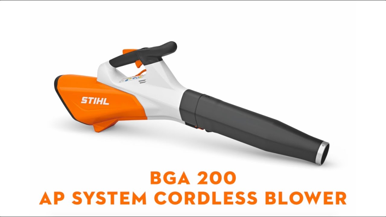Аккумуляторная профессиональная воздуходувка STIHL BGA 200 | STIHL RU