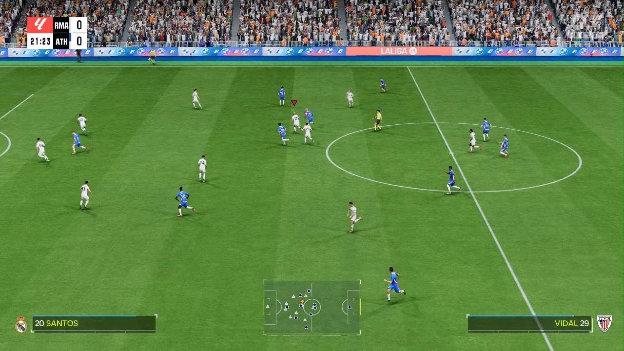Real Madrid x Atlético Bibao - carreira de manager - EA SPORTS FC 25
