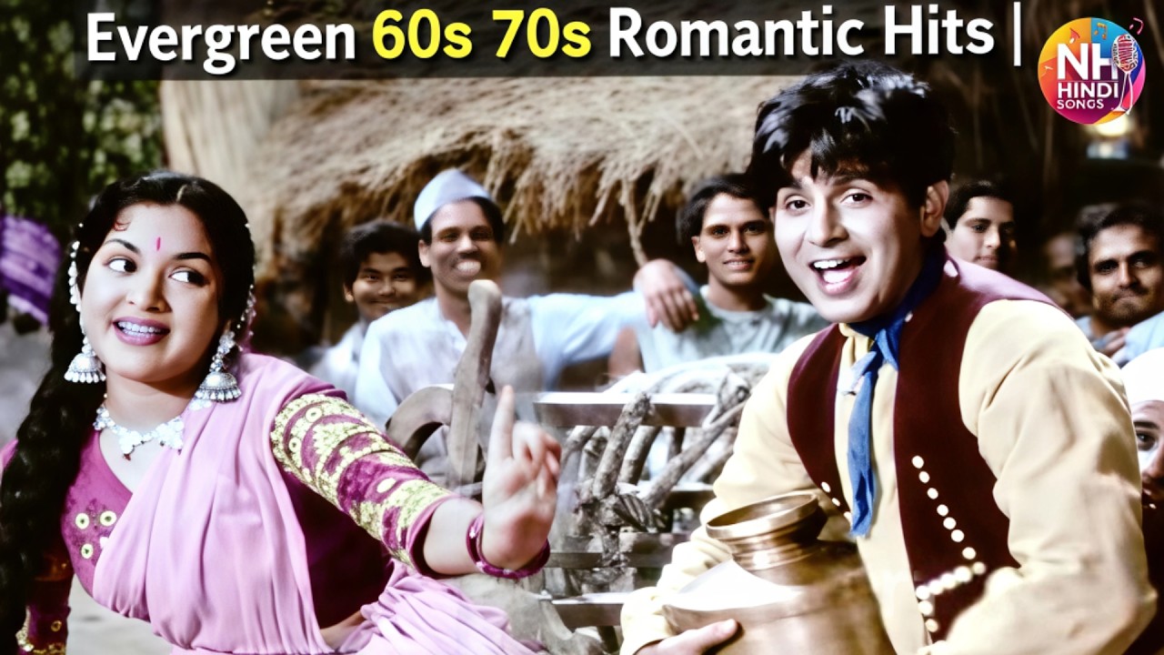 Evergreen 60s 70s Romantic Hits | Dharmendra, Amitabh, Dilip Kumar | Rafi, Kishore, Mukesh, Lata 4K