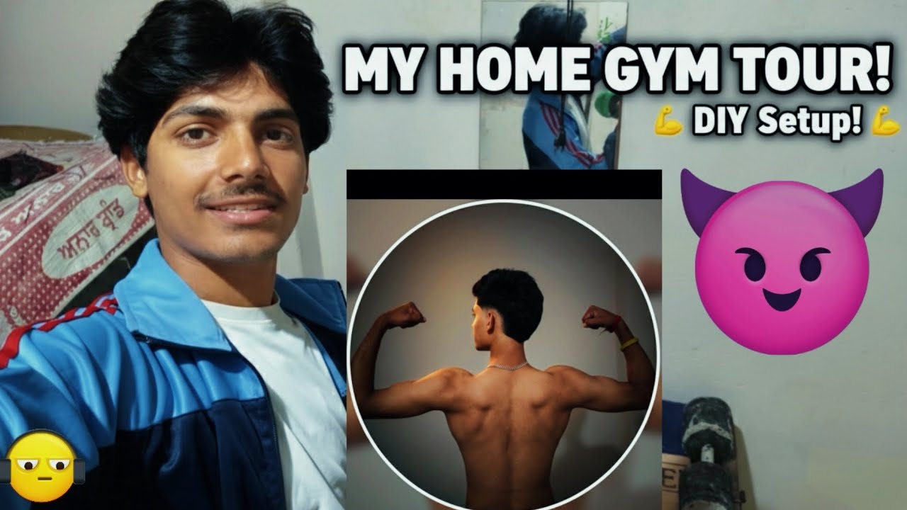 Ghar Ke Bane Dumbbells Aur Gym Setup | Desi Fitness💪🏻