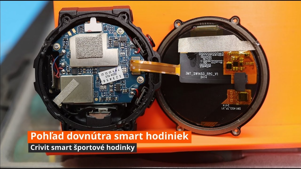 Pohľad dovnútra smart hodiniek